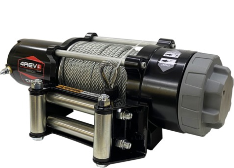 Лебедка электрическая 4REVO CX-6000 (стальной трос)